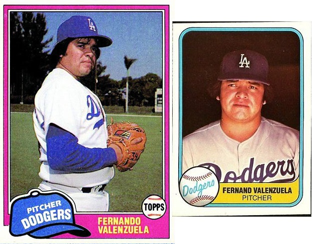Fernando Valenzuela made an incredible impact on baseball card collectors -  Loupe - Live Sports Collecting